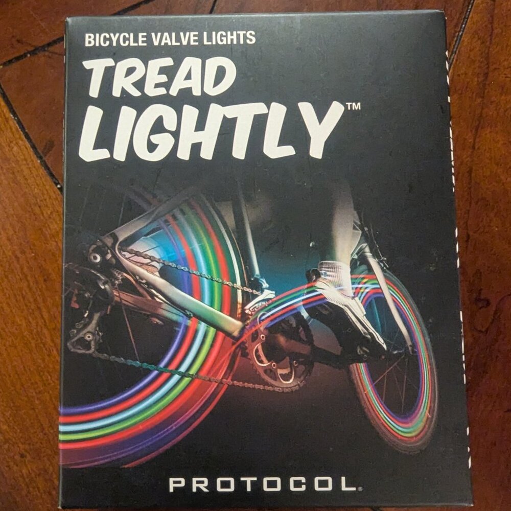 Thread Lightly Bicycle Valve Lights